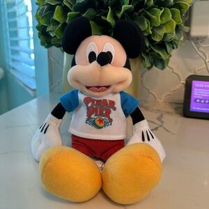 Disney Pixar Pier Mickey Mouse Plush - Blue, Red, Yellow